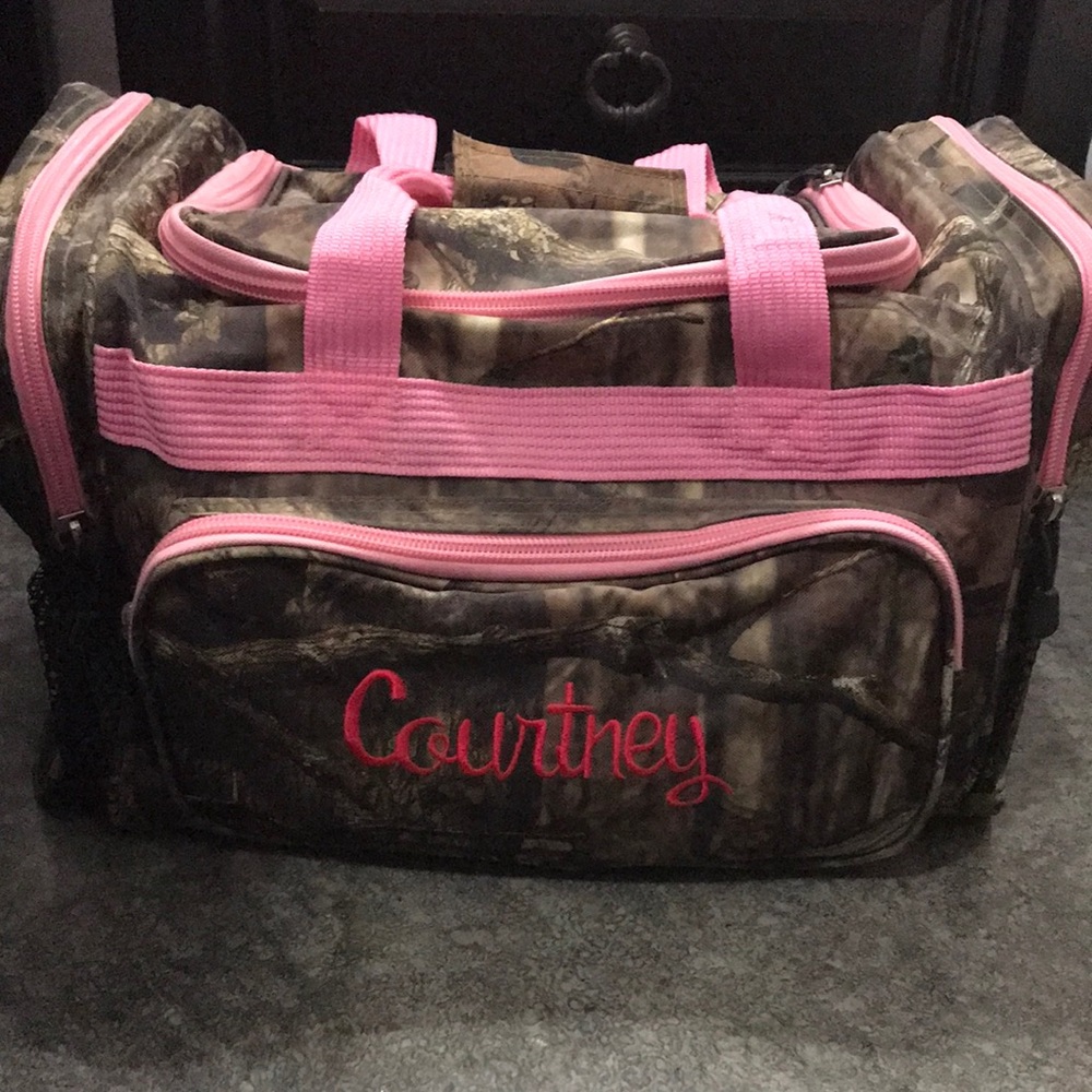 Camouflage duffel bag